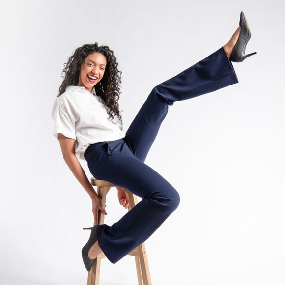 Betabrand Pants - Betabrand Six Button Straight Dress Pant S Long